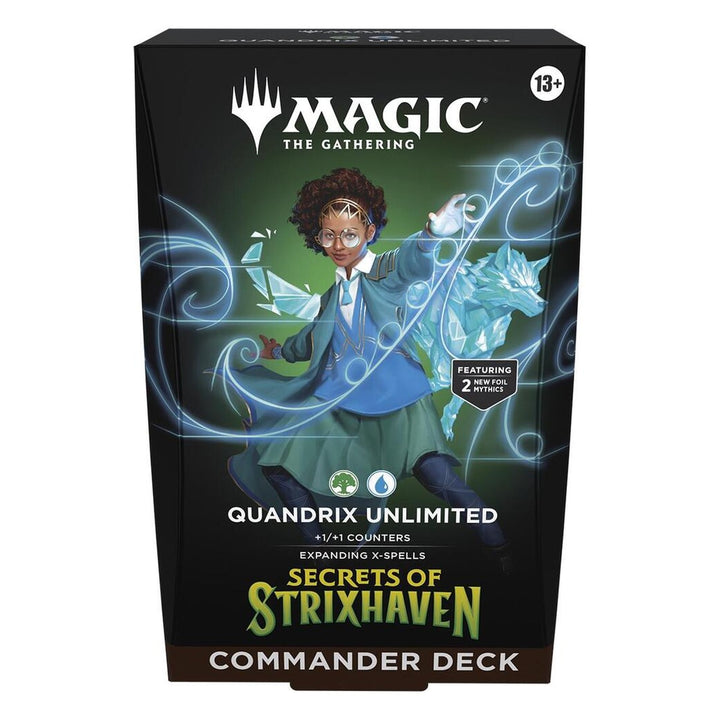 Secrets of Strixhaven Commander Deck - Quandrix Unlimited – Magic: The Gathering English sealed product